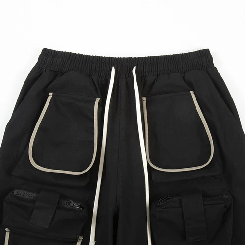 Шорты, спортивные штаны для отдыха, в американском стиле, свободный прямой крой