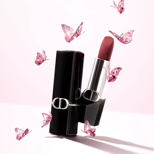 【Новые продукты на рынке】 Dior Liean Blue Gold Губная помада совершенно новая флисовая туман мягкий туман Matte 688 756