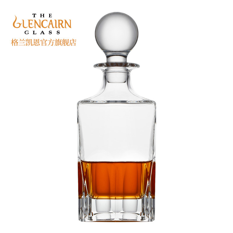 Glencairn Thicken Whiskey Handmade Bottle Jug Dispenser Empty bottle of household wine