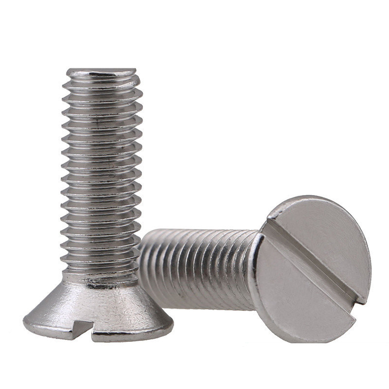 304 stainless M3 M3 M4 M5 M5 head screw GB68 notched flat head screw