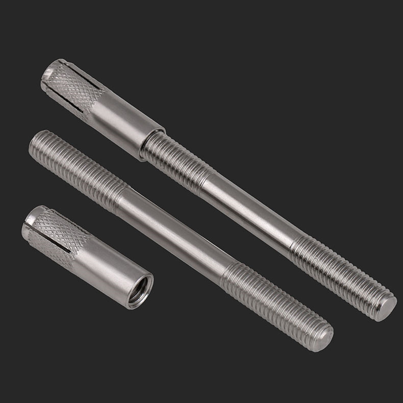 M6 * 60-250mm invisible separator bracket 304 stainless steel lengthened expansion screw accessories fixed wall-mounted bracket