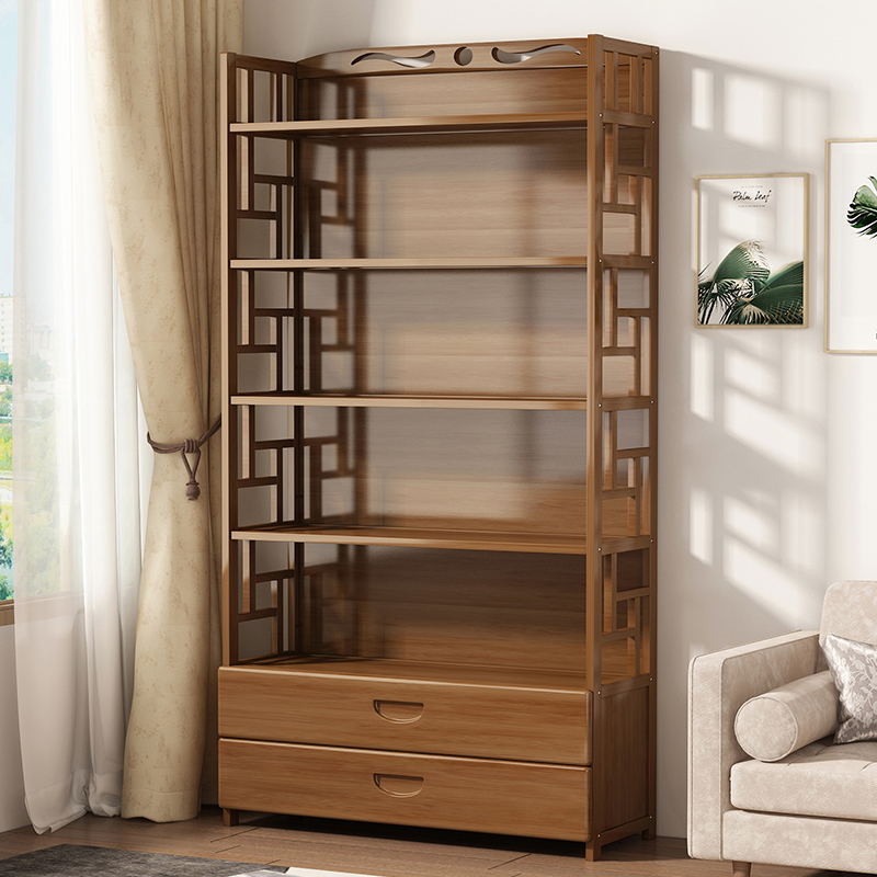 Bookshelves Floor Floating Windows Living-room Racks Modern Minimalist Office Containing Bookcase Show Shelf Simple Little Bookcase