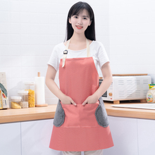 （返场）可擦手围裙防水防油可调节