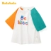 Mini Barabara Kids Girls T-shirt Trẻ em Pure Cotton Tay ngắn 2020 Mùa hè Trẻ em thấm hút mồ hôi Thể thao hàng đầu - Áo thun