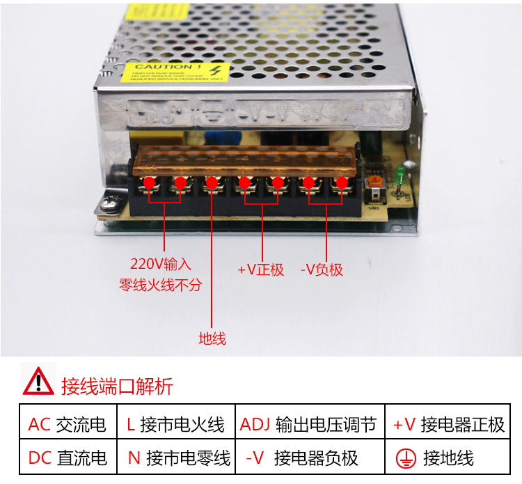 220V Đến DC12V24V Công Nghiệp Chuyển Đổi Nguồn Điện Giám Sát Tập Trung Nguồn Điện Biến Áp Đèn LED Dây Nguồn Điện