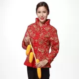 Отец -официант, рабочая одежда, длинные рукава, зимняя одежда, женский фаст -фуд, кейтеринг, чайха, костюм, фермерский дом, утолщенная хлопчатобумажная куртка, хлопковая куртка