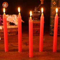 Candles Household burn-resistant old-fashioned smoke-free long pole for Buddha red and white power outage emergency candlestick daily romantic wedding ceremony