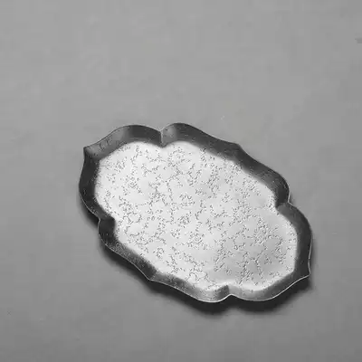 Shouou pure handmade pure tin pot bearing hammer tin dry foam table Tea Tray storage Kettle tea art household kung fu tea set