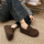 Маленькие женские туфли Birkenstock из тонкого бархата на толстой подошве с внутренней стороны, все включено, осень и зима 2025, новые уродливые и милые одношаговые туфли для ленивых mini 3