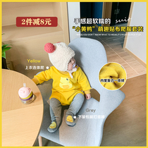 Male and female baby cute little Ducks Cartoon Conjoined Suit Beats Bottom Pants Infant Winter Dress New Bag Fart