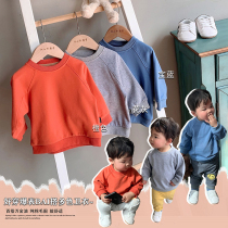 Baby 2022 Autumn fitting new male and female baby necrosophy baby boy fitted with undershirt child Korean version pure cotton blouse