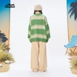 mostwantedlab Демисезонный трикотажный свитер для влюбленных, круглый воротник, оверсайз