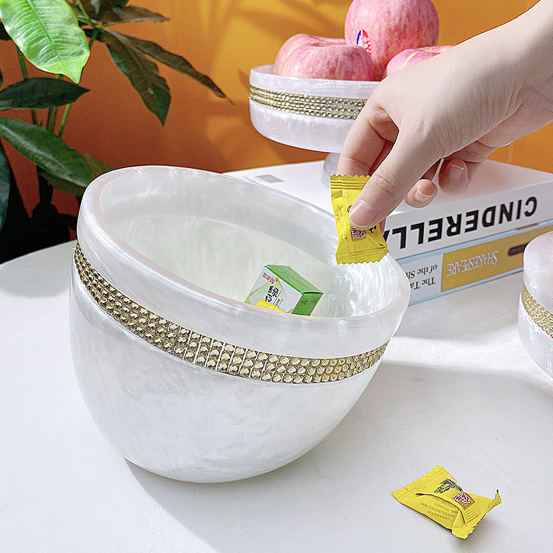 Toiletries Eurostyle Creative Desktop Trash Cans Light Extravagant Living-room Bedrooms bedroom Miscellaneous Ladder Home with lid Bin Containing bin