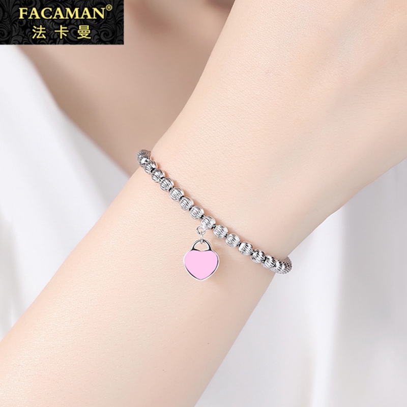 Pure silver handmade female best friend Ins small crowddesign individuality lukewarm temperament brief Trend Net Red Transtransit Mori