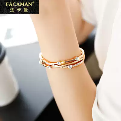 Rose gold-plated bracelet female Korean student Mori girlfriends bracelet personality hipster couple jewelry