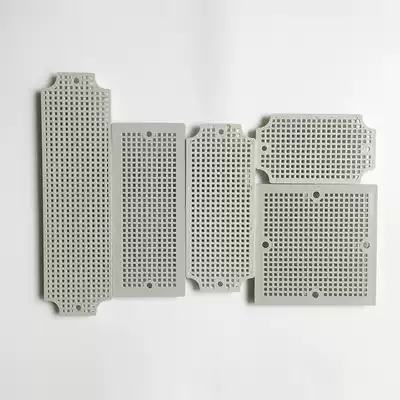 Plastic waterproof box special grid base plate mounting plate porous plastic board component installation accessories