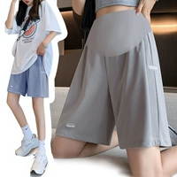 Тонкие летние шорты для беременных, штаны, модная шелковая летняя одежда для отдыха, свободный крой, оверсайз