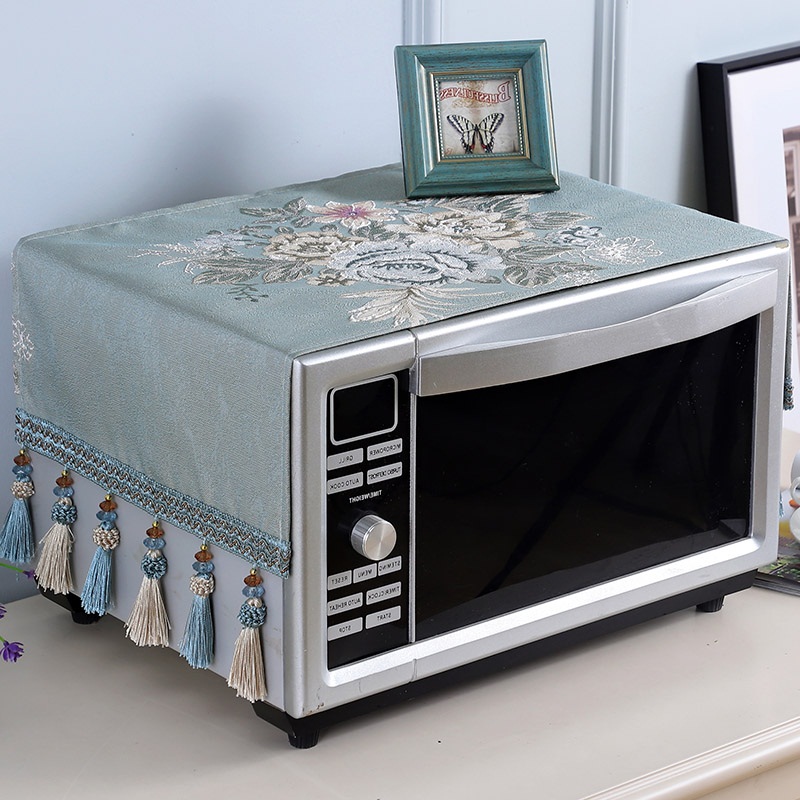 Santa Sena Microwave Oven Cover Dust Cover Oil Splash Proof Granz Midea European All Inclusive Fabric Oven Cover