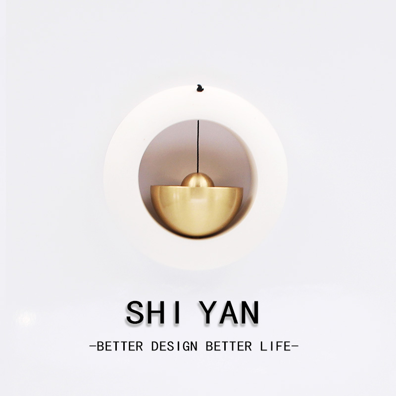 SHIYAN (STRING MONTHS) SUCTION DOOR STYLE Wind Bell Cure into the house Shops Fridge Sticker to the door to remind the doorbell bell