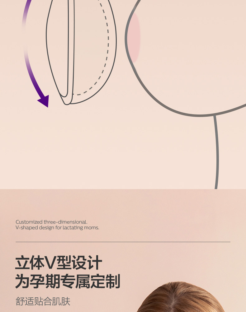 飞利浦新安怡防溢乳垫哺乳期产后一次性棉防漏奶垫乳贴超薄透气 — 14