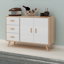 Office filing cabinet data Cabinet wooden simple modern partition layered frame Net red sideboard shelf living room