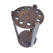 Round 9-hole billiard frame pole holder floor rack billiard club rack billiards supplies