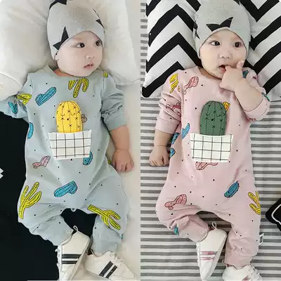 British next kid baby jumpsuit autumn suit autumn baby ha clothes spring and autumn super cute foreign school outfits