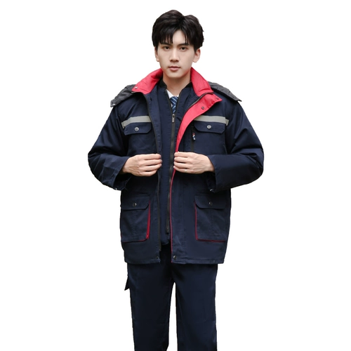 Демисезонная куртка для работы подходит для мужчин и женщин, удерживающий тепло антистатический износостойкий пуховик, увеличенная толщина