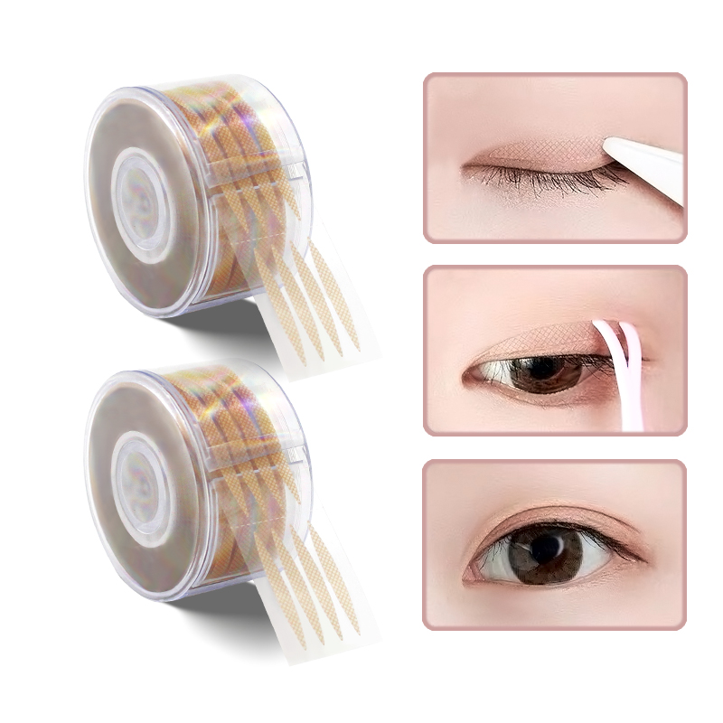 Warm Qian Quan Double eyeshadis Eye Bubble Special Stickiness strong natural lasting complexion Invisible Olive-type No Invisible Female