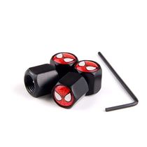 Spider-Man modified car tire valve cap personalized decorative creative core cover anti-theft universal built-in rubber ring