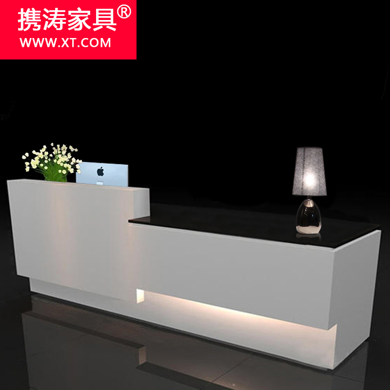 Baking Varnish Front Desk Minimalist Modern Company Reception of Yingbin Tae Mei Yong House Services Question Desk Clothing Store Cashier's Desk