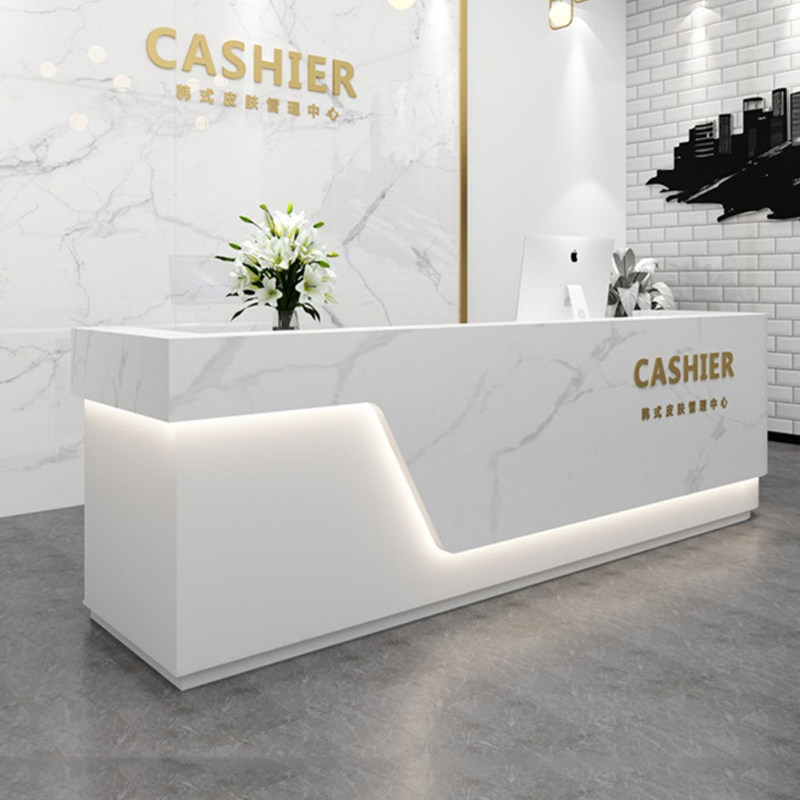 Modern minimalist bar Counter Cash Counter Shop Clothing Store Clothing Store Company Front High-end Beauty Salon Reception Desk Desk