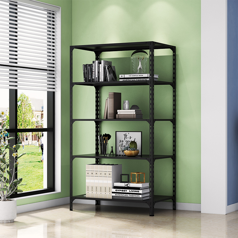 Iron rack storage rack Warehouse shelves Multi-layer kitchen slit storage Balcony Living room Floor-to-ceiling angle steel shelves