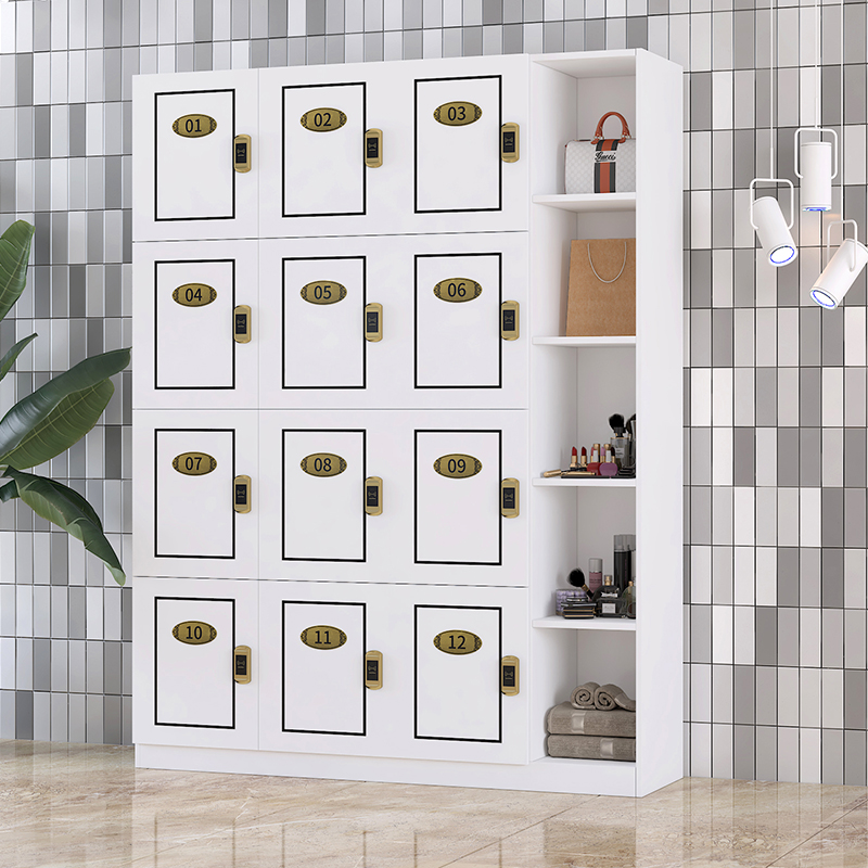 Locker wooden gym staff cabinet bath center locker hair salon beauty salon lock locker