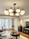 American-Style Retro Living Room Chandelier with a High-End and Elegant Feel, Main Light, 2026 New Model, Persimmon Dining Room and Bedroom Lamp, Zhongshan Lighting Fixtures