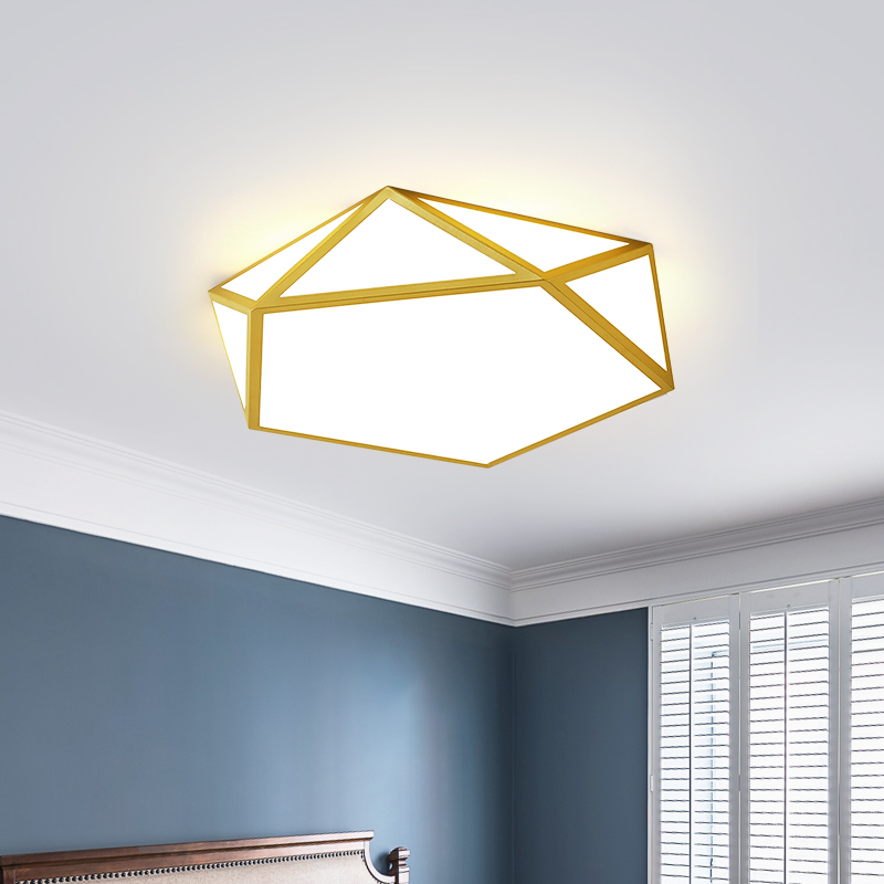 Bedroom light 2022 New Nordic ins minimalist modern minimalist geometric led creative master bedroom ceiling lamp