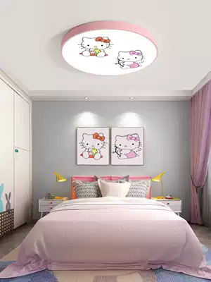 Children's room bedroom lights Nordic LED ceiling lights warm wedding room boys and girls princess room lights Net red lighting