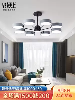 Living room lights 2021 New Nordic simple modern atmosphere creative personality macarons dining room living room hanging lamps