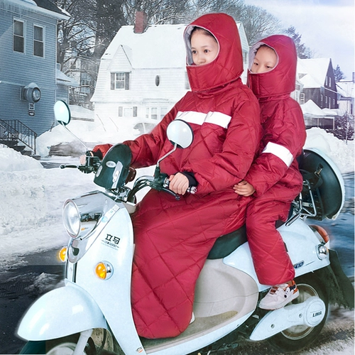 Ветрозащитный зимний электромобиль, удерживающий тепло защищающий от холода утепленный плащ для велоспорта