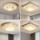 Лампа для спальни с современной минималистской атмосферой led crystal lamp бытовая комната кабинет круглая квадратная потолочная лампа для столовой mini 0