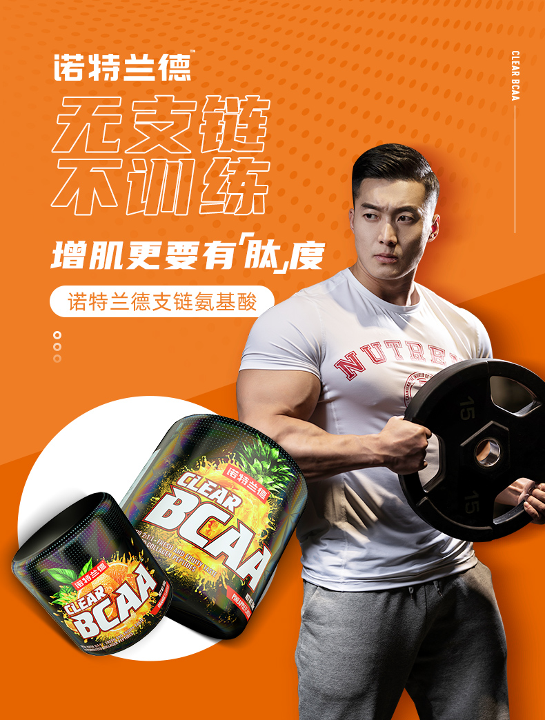 诺特兰德 支链氨基酸bcaa氨基酸健身补剂 150g/20次量 图1