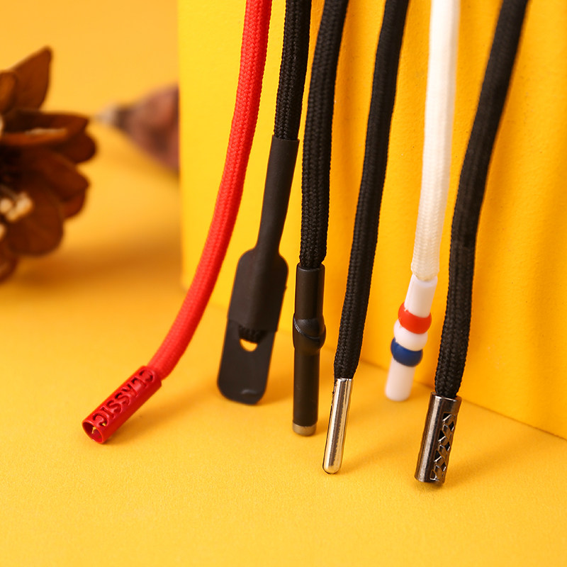 Pants waist rope sports belt Flat pull rope hat rope lacing high-end sweater belt drawstring hat decorative accessories