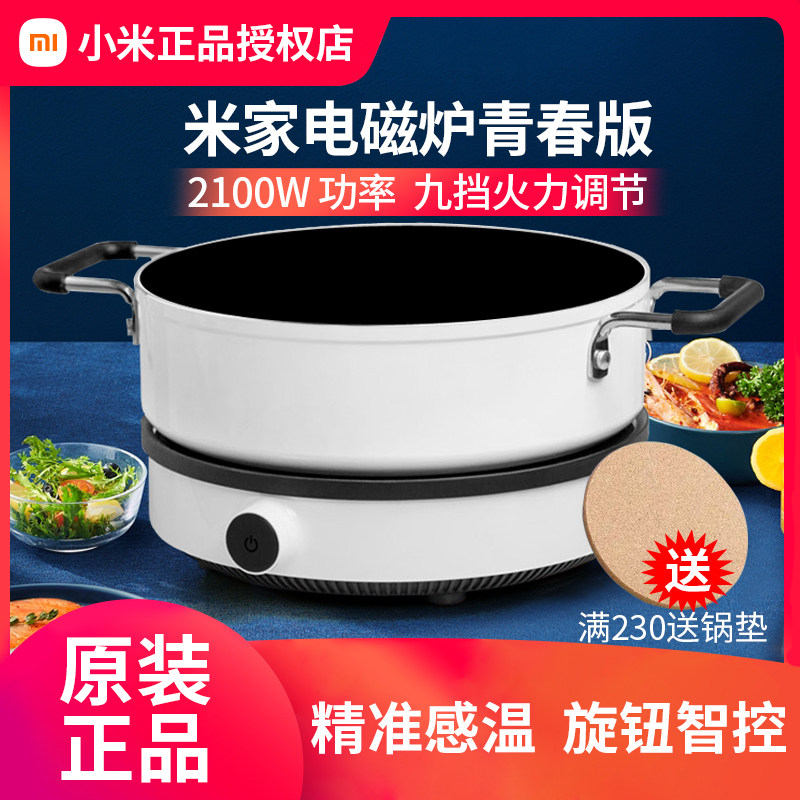 Xiaomi Mi Home Appliances Magnetic Furnace Youthful Version Home Small Kitchen Appliances High Power Electric Stove Oven Warm Control Fried Vegetable Hot Pot-Taobao