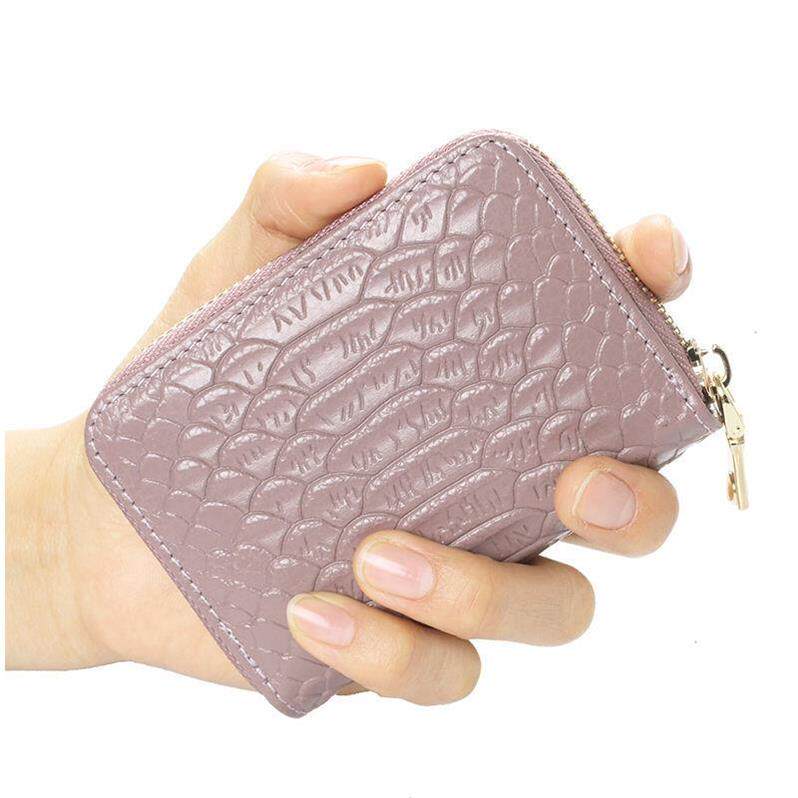 Twelve organ card bags with change ladies first layer Korean card bag multi card chain organ card bag