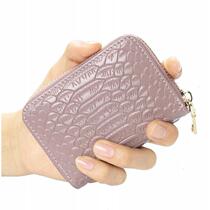 Twelve organ card bags with change ladies first layer Korean card bag multi card chain organ card bag