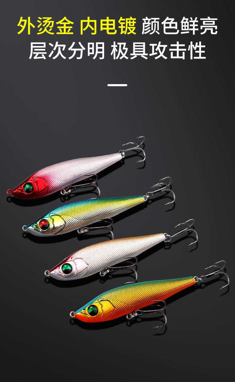 Floating Minnow Lures Hard Baits Fresh Water Bass Swimbait Tackle Gear