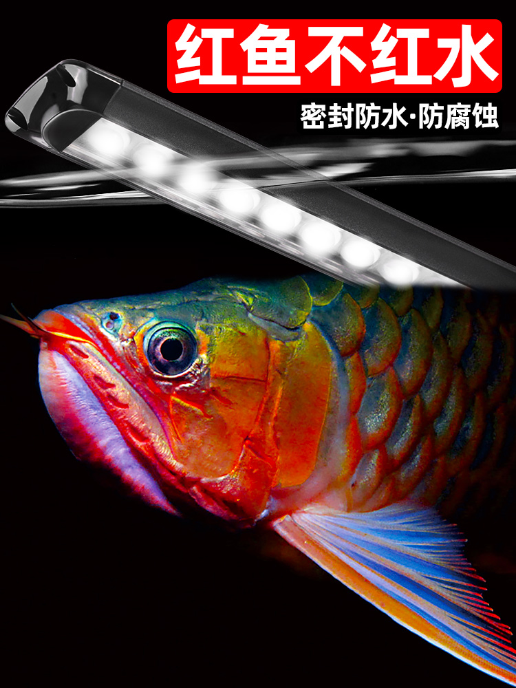 Old fish craftsman fish tank aquarium light Diving waterproof LED aquarium light Red Dragon Golden Arowana light Red Dragon special light