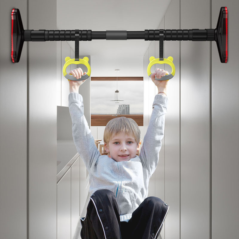 Single bar household indoor lead upward machine without punching wall door hanging on the home children stretching fitness equipment