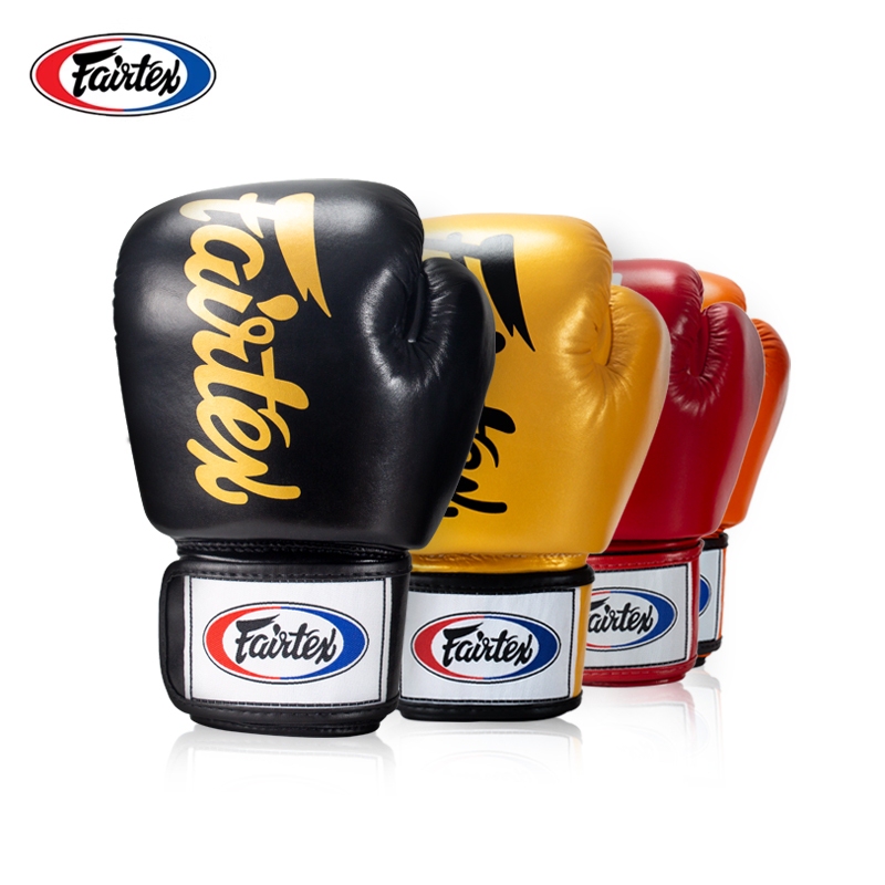 Fairtex Thickened Wrist-Protecting Boxing Gloves Bgv19 Boxing Gloves Muay Thai Competition Fighting Sanda Men