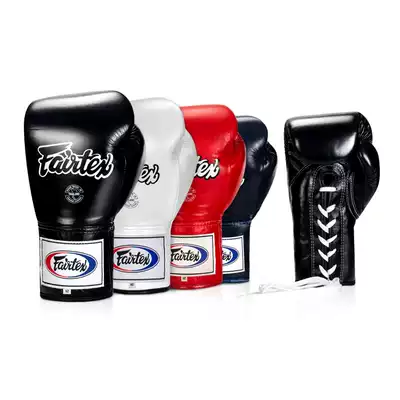 Fairtex Thailand lace-up boxing gloves Muay Thai training BGL6 free strike Sanda sandbag fitness